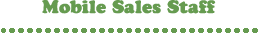 Mobile Sales Staff